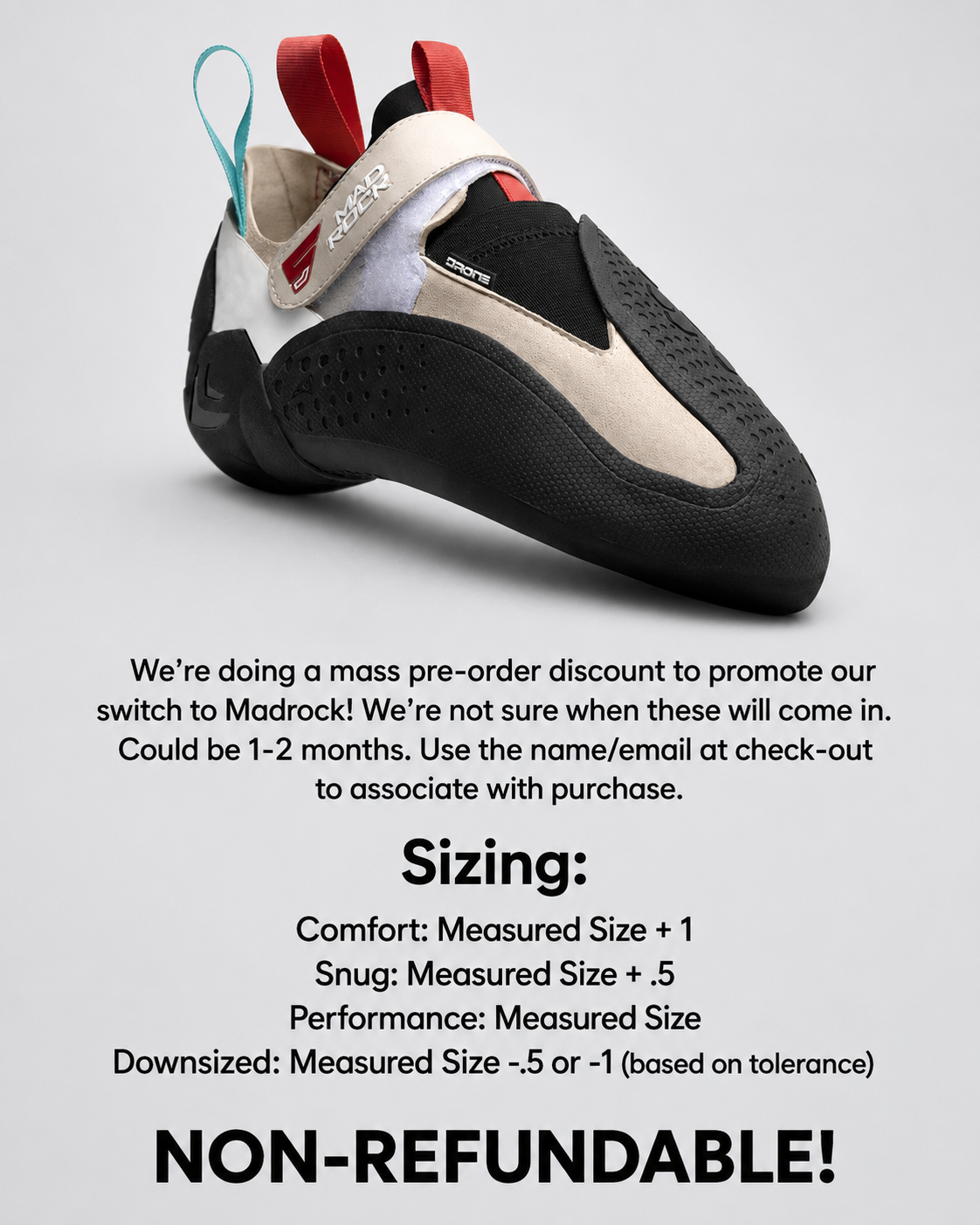 Pre-Order Madrock CS [Non-Refundable + Pick-Up @ Gym]