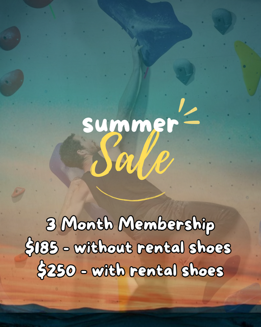 Summer Sale - 3 Month Membership [WITH Rental Shoes]