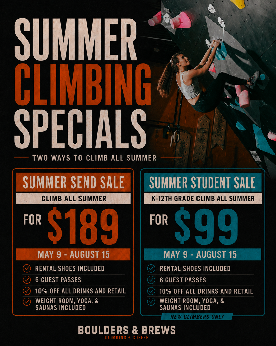 *Summer Sale* K-12th Grade Student Membership [WITH Rental Shoes] $99
